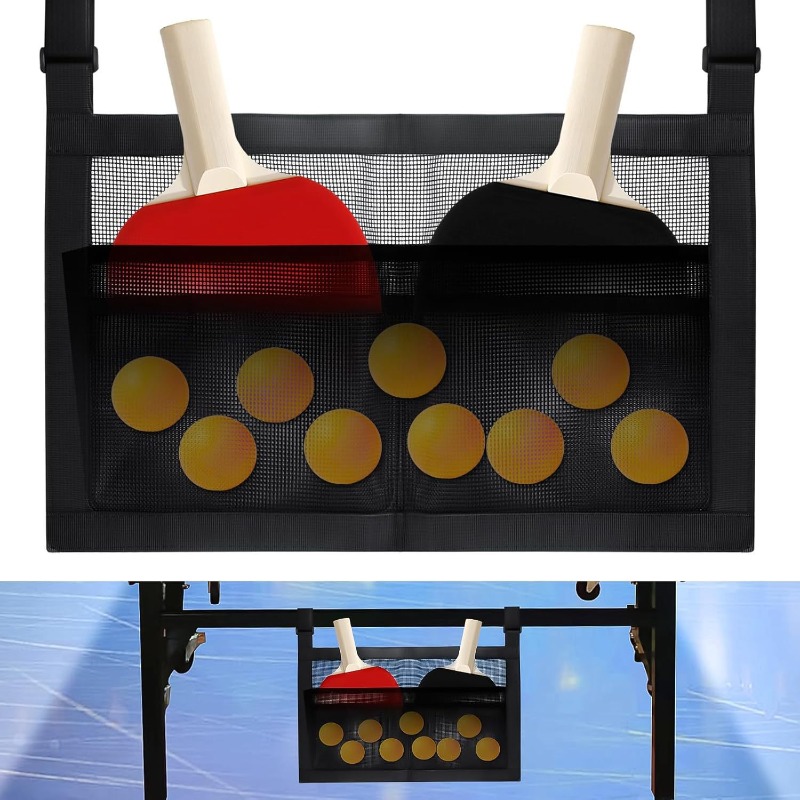 Table Tennis Net - حقيبة تخزين لمعدات تنس الطاولة، حامل