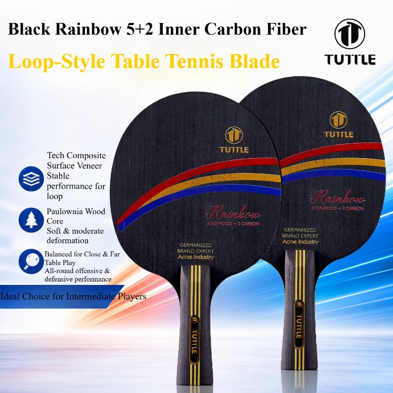 Table Tennis Player - مضرب تنس طاولة TUTTLE أسود قوس
