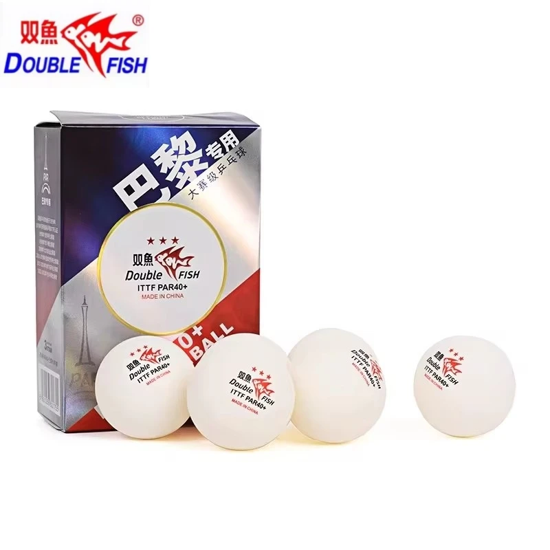 Table Tennis France - 6 قطعة/صندوق كرات بينغ بونغ مزدوجة