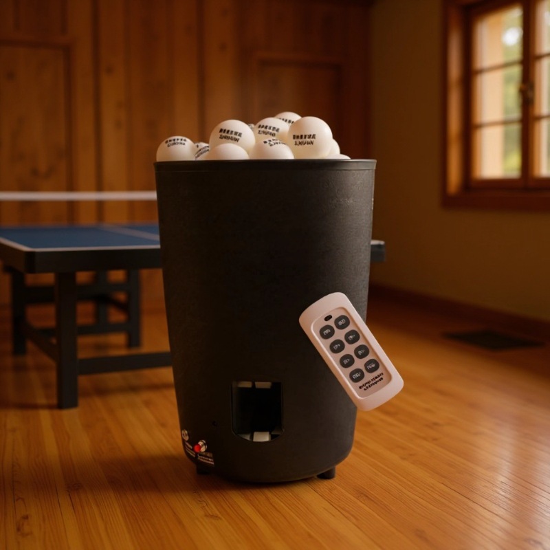 Table Tennis Launcher - آلة كرة تنس الطاولة المحمولة الأوتوماتيكية،