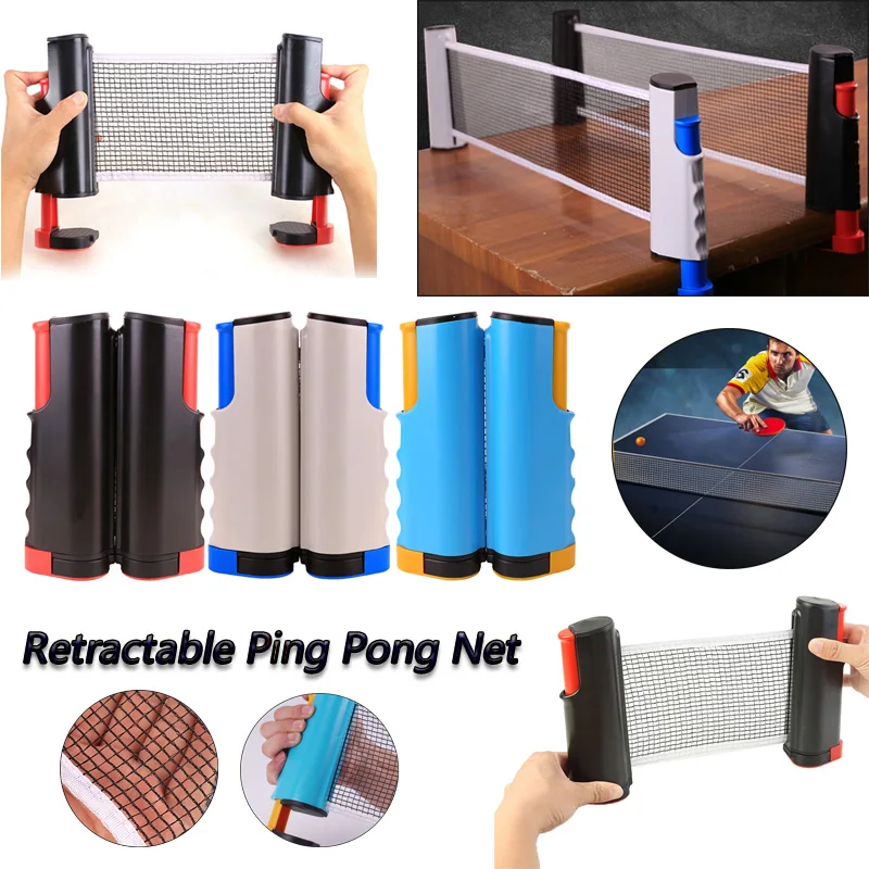 Table Tennis Pc - شبكة تنس طاولة قابلة للسحب، رف