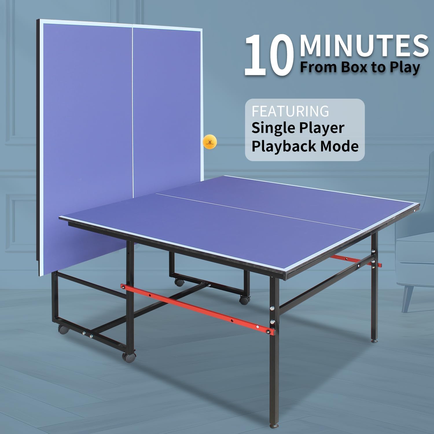 طاولة تنس طاولة محمولة بطول 8  - مراجعة Table Tennis Net وسعره