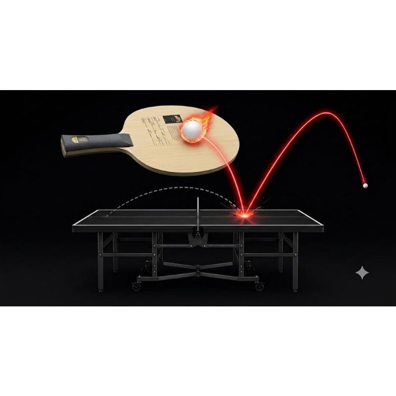 مضرب تنس طاولة SANWEI T5000 مك - مراجعة Table Tennis Player وسعره