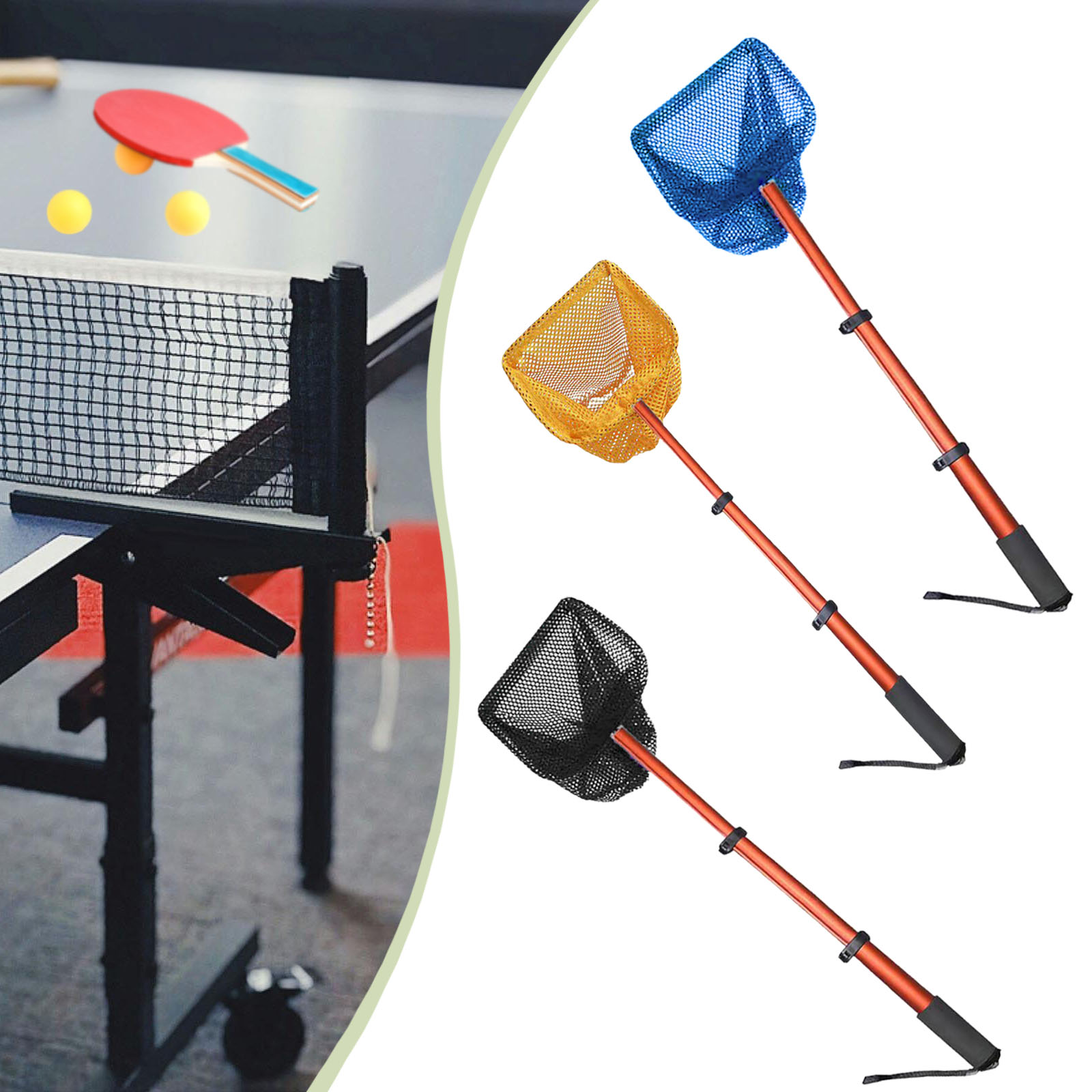 شبكة لالتقاط كرات تنس الطاولة  - مراجعة Table Tennis Pc وسعره