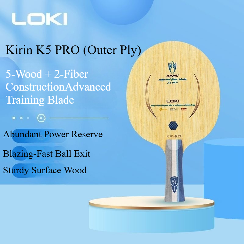 LOKI Kirin K5 PRO شفرة تنس الط - مراجعة Table Tennis Usa وسعره