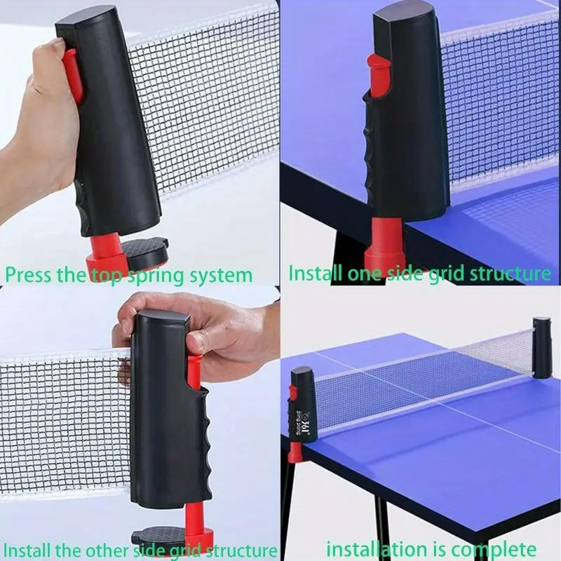 شبكة تنس الطاولة القابلة للطي  - مراجعة Table Tennis How To Play وسعره