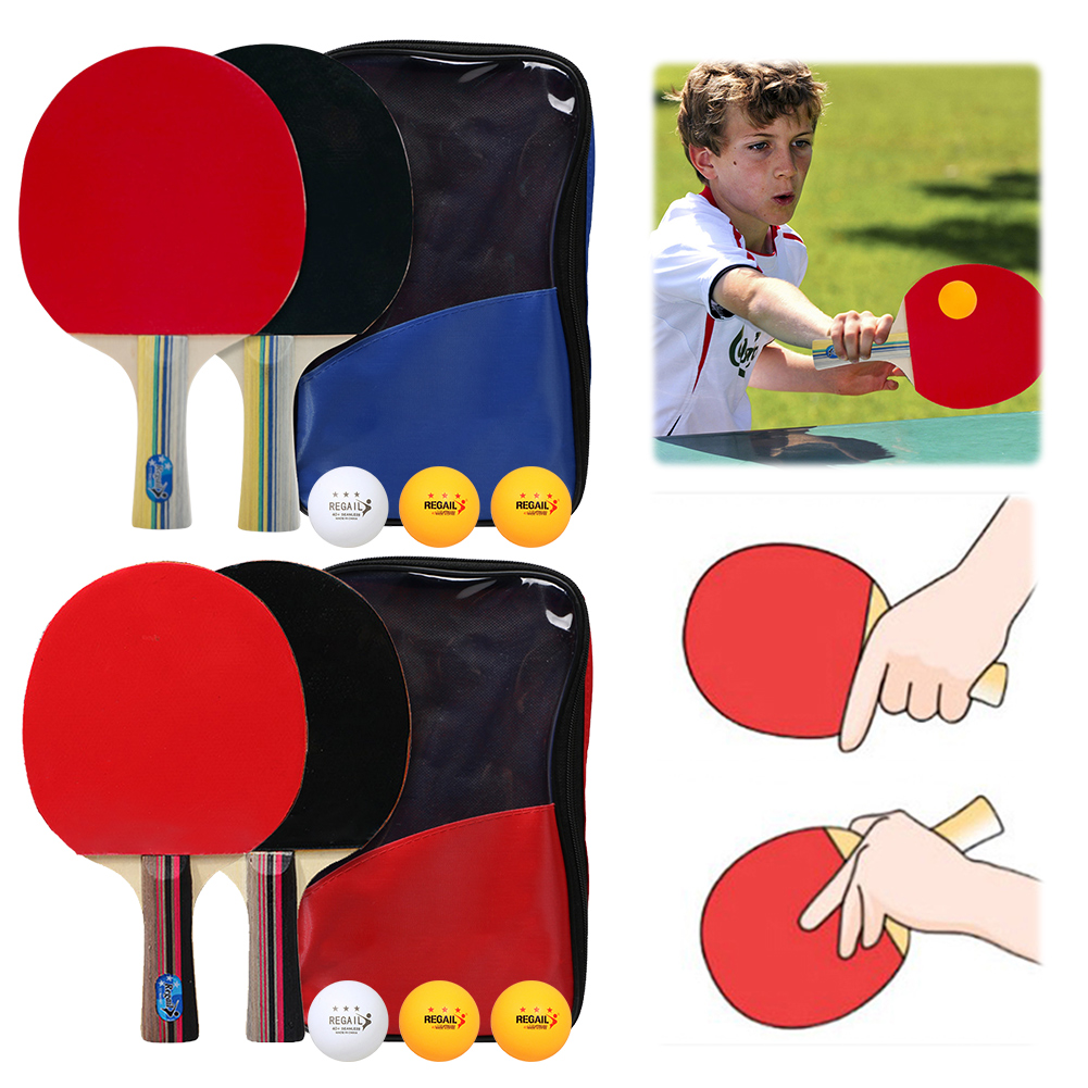 مضارب بينج بونج مع حقيبة تخزين - مراجعة Table Tennis Player وسعره
