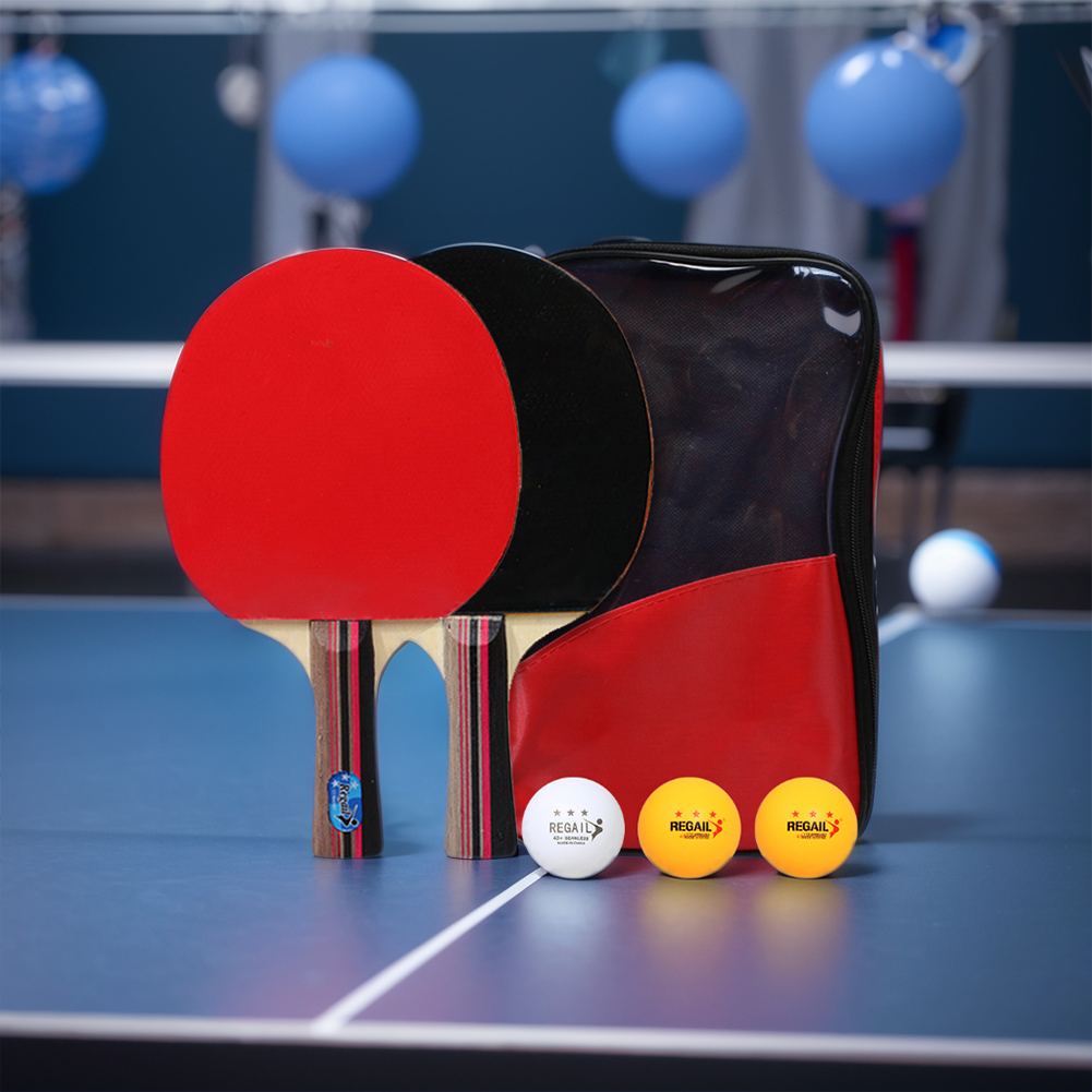 مضارب بينج بونج مع حقيبة تخزين - مراجعة Table Tennis Player وسعره