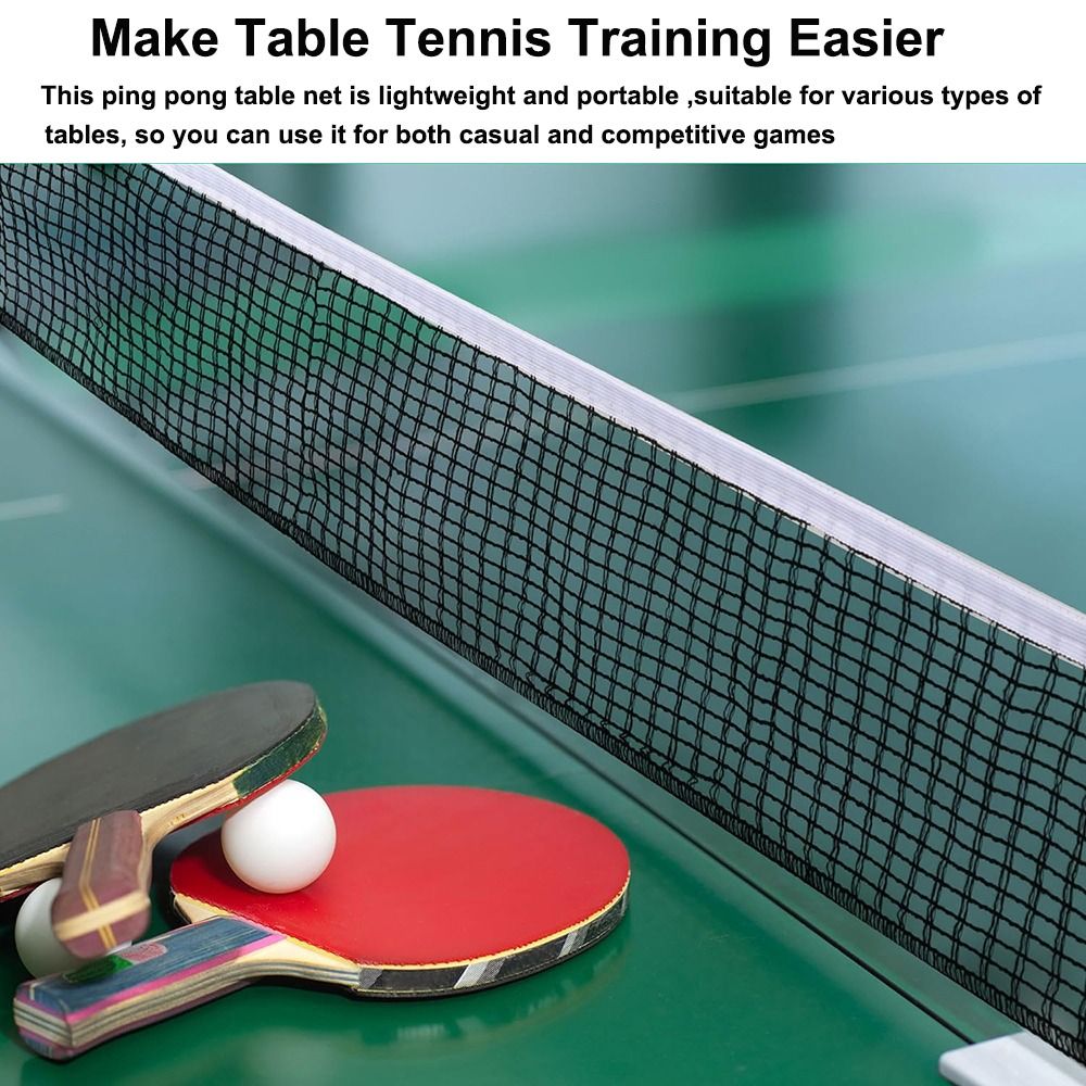 مجموعة شبكة تنس الطاولة القابل - مراجعة Table Tennis How To Play وسعره