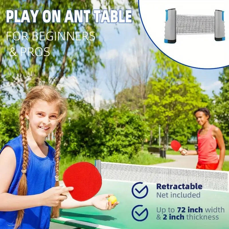 شبكة تنس الطاولة القابلة للسحب - مراجعة Table Tennis Net وسعره