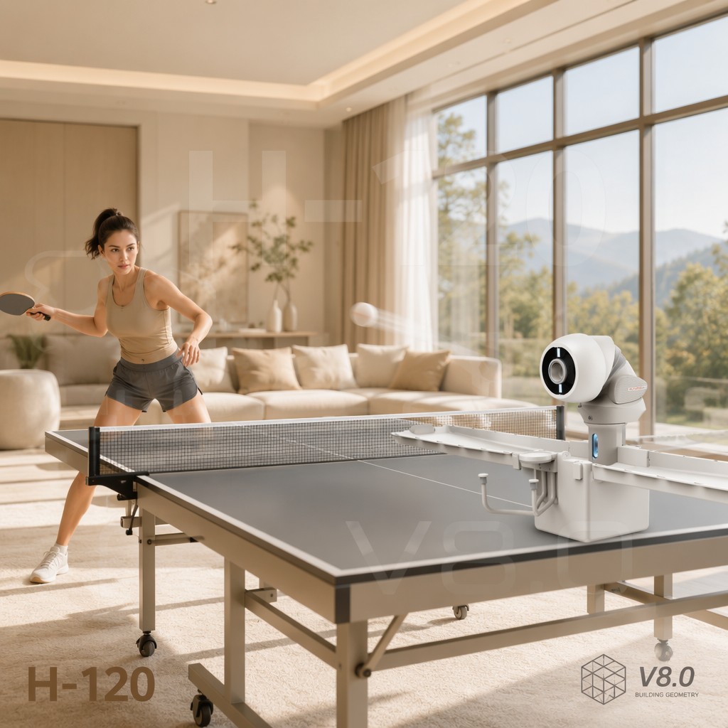 【CHIMU HOME】جهاز OMNI الذكي لت - مراجعة Table Tennis Launcher وسعره